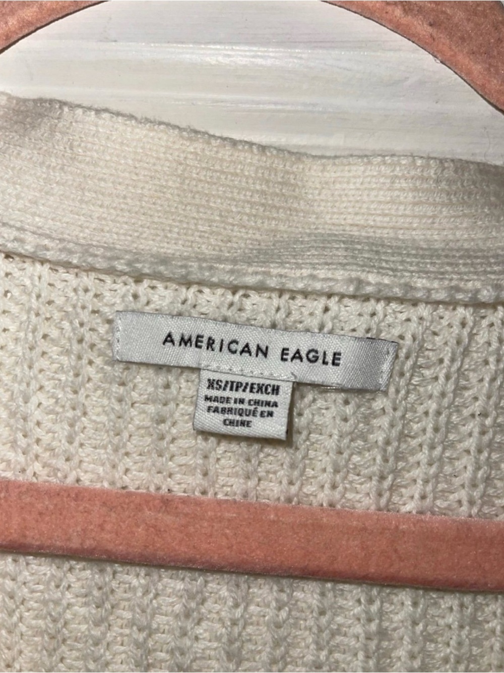 American Eagle Knit Ribbed Cardigan - Picture 2 of 4